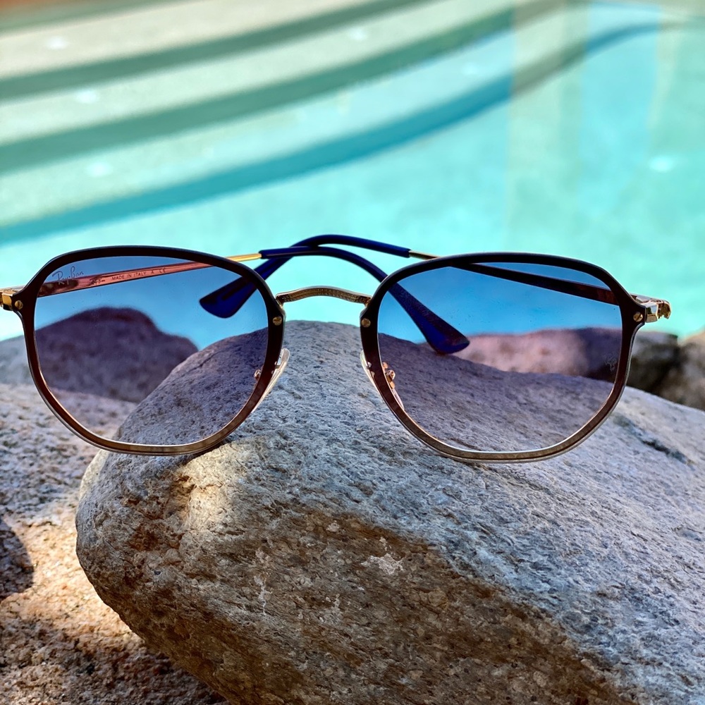 Ray-Ban Blaze Hexagonal Violet Gradient - Picture 13 of 13